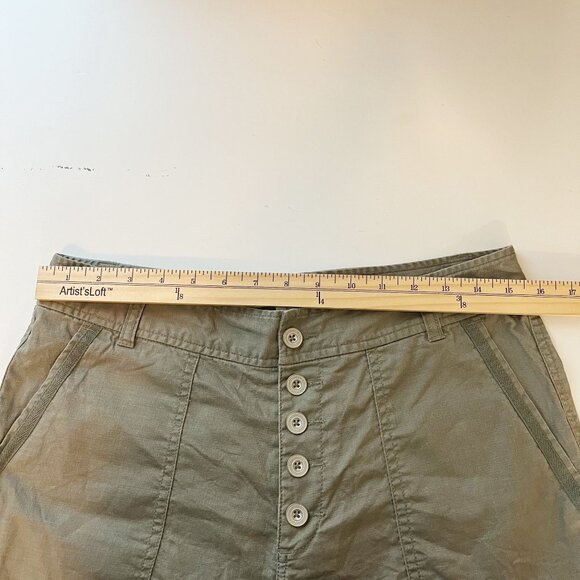 Sundance Everyday Explorer Shorts Green Exposed Button Fly - Size 6 - Picture 6 of 8